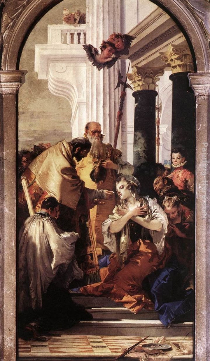Giovanni Battista Tiepolo Last Communion of St Lucy
